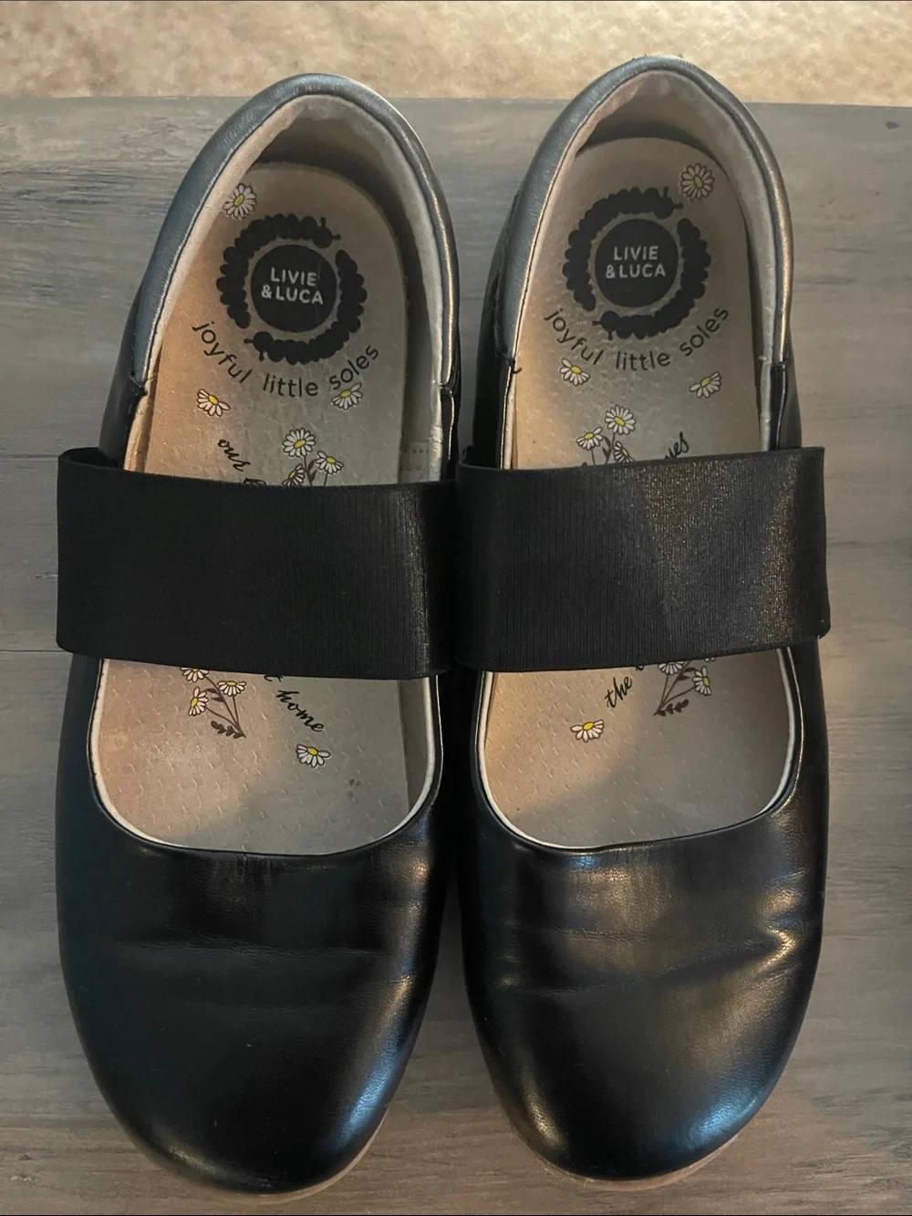 Livie & Luca Black Girls' Mary Jane Dress Shoes